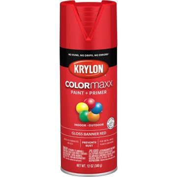 Krylon 12 oz. Gloss Banner Red COLORmaxx Spray