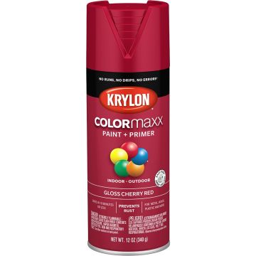 Krylon 12 oz. Gloss Cherry Red COLORmaxx Spray