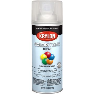 Krylon 11 oz. Flat Clear COLORmaxx Spray