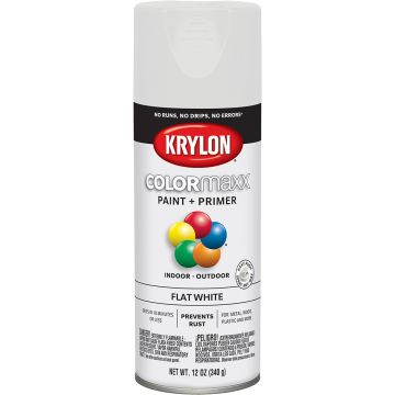 Krylon 12 oz. Flat White COLORmaxx Spray