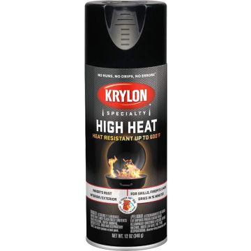Krylon 12 oz. High Heat Black Spray