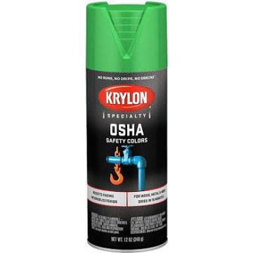 Krylon 12oz OSHA Safety Green Spray