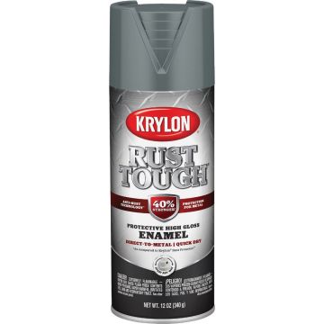 Krylon 12oz Gloss Machinery Gray Rust Tough Spray