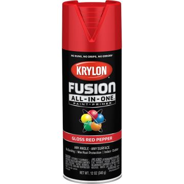 Krylon 12 oz. Gloss Red Pepper Fusion All-In-One Spray