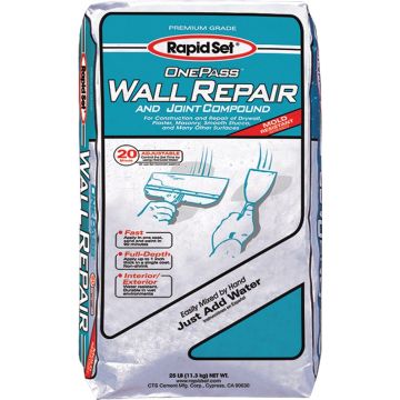 Rapid Set 25lb Bag One Pass Wall Repair & Joint Compound