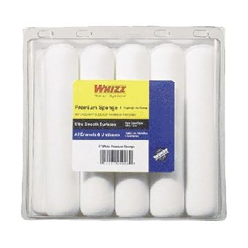 Whizz 6" Premium White High Density Concave Foam Mini roller 10pk