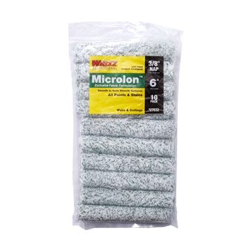 Whizz 6" Microlon 3/8" Nap Mini Roller 10Pk