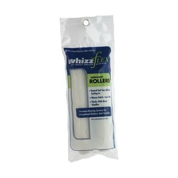 Whizz 6-1/2" White Whizzflex Woven 3/8" Nap Mini Roller 2Pk