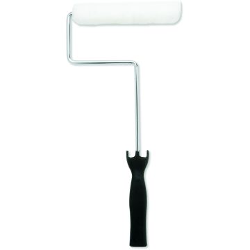 Whizz 6" White Woven 3/8" Nap Mini Roller w/ 14" Frame