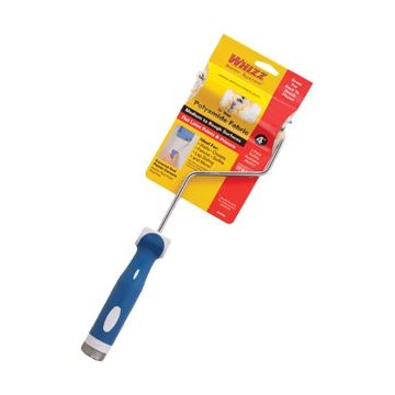 Whizz 4" Premium Gold Stripe 1/2" Nap Mini Roller w/ 13" Frame