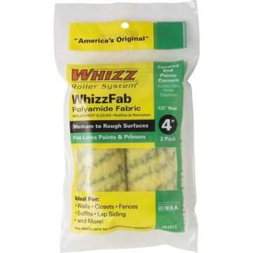 Whizz 4" Whizzfab 1/2" Nap Mini Roller 2Pk