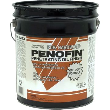 Penofin 5gal Natural Exotic Hardwood Formula Penetrating Oil Finish (High Performance)