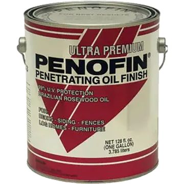 Penofin 1gal Mission Brown Transparent Red Label Ultra Premium Penetrating Oil Finish (Low Odor)