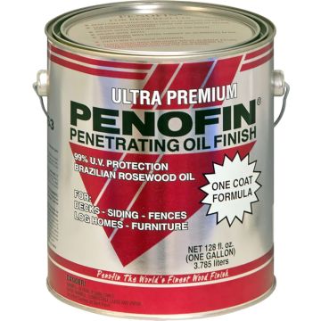 Penofin 1gal Redwood Red Label Ultra Premium Penetrating Oil Finish (High Performance)