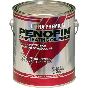 Penofin 1gal Western Red Cedar Transparent Red Label Ultra Premium Penetrating Oil Finish (Low Odor)
