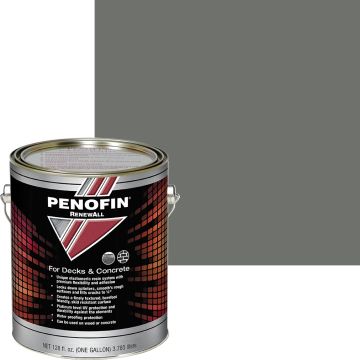 Penofin 1gal Pewter RenewAll Elastomeric Deck & Concrete Coating