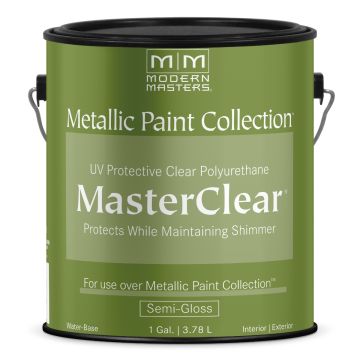 Modern Masters 1gal Semi Gloss Master Clear Metallic Topcoat