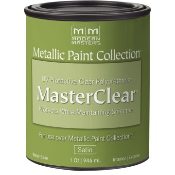 Modern Masters 30 oz Satin Master Clear Metallic Topcoat