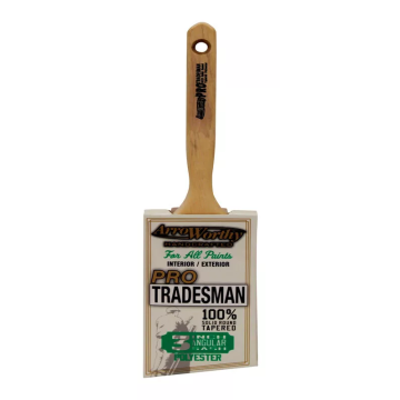 ArroWorthy 3" Pro Tradesman SRT Polyester Angular Sash Paint Brush