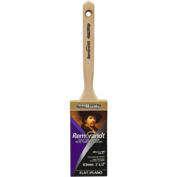 ArroWorthy 2-1/2" Rembrandt NYLYN Polyester Flat Sash Paint Brush