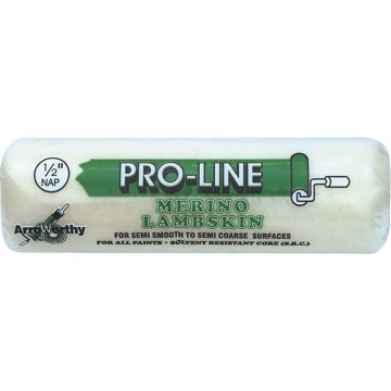 ArroWorthy 9" x 1/2" Nap Pro-Line Merino Lambskin Roller Cover