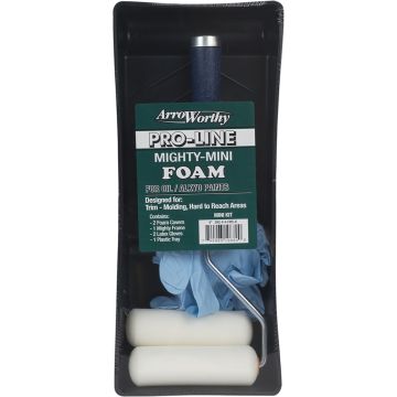 ArroWorthy 4" Mini Foam Mini Roller Kit
