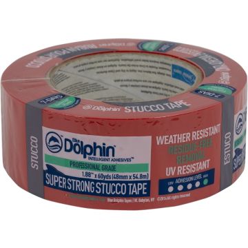 Blue Dolphin 1.88" x 60yd Stucco Tape