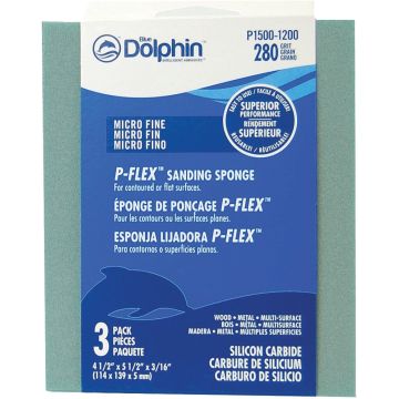 Blue Dolphin 280 Grit Micro Fine P-Flex Sanding Pads (3 per Pack)