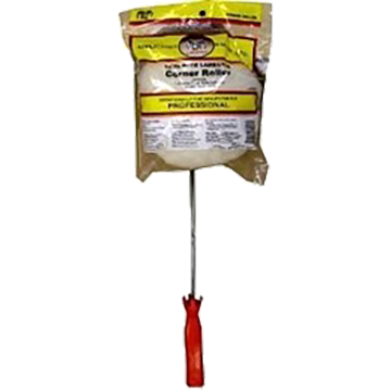 Applicators & More 7" Lambskin Corner Roller w/18" Handle