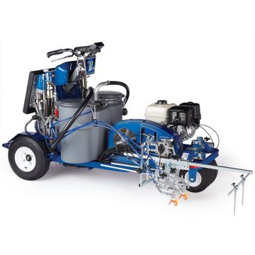 Graco LineLazer V 250DC HP Automatic Series Dual Color Self-Propelled Gas Hydraulic Airless Line Striper w/ Three Automatic Guns