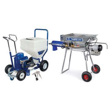 Graco TexSpray T-MAX 6912 Electric Air-Assisted Texture Sprayer w/ Continuous Feed Mixer, STX Gun, & 100' Hose
