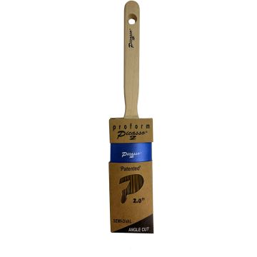 Proform 2" Generation 2 Picasso Standard Handle Oval Angled PBT/Nylon Blended Paint Brush