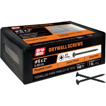 Grip-Rite 1Lb 2" Coarse Drywall Screw
