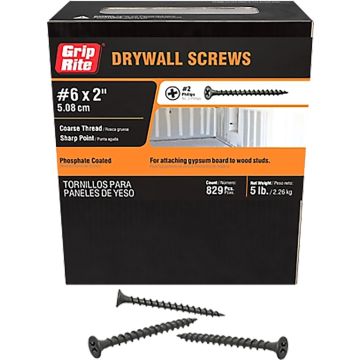 Grip-Rite 5lb 2" Coarse Drywall Screw