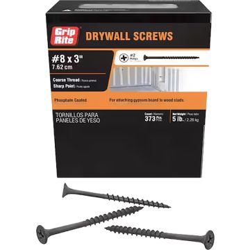 Grip-Rite 5lb 3" Coarse Drywall Screw