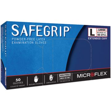 Microflex 13mil XL Safegrip Latex Glove 50pk