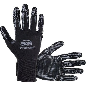 SAS PawZ 15-Gauge Nitrile Coated Cotton Palm Gloves