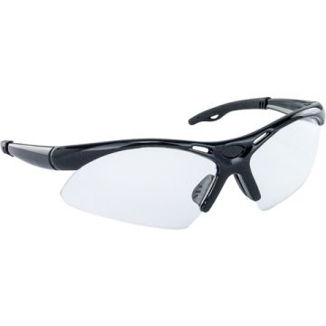 SAS Black Frame/Clear Lens Diamondbacks Safety Eyewear