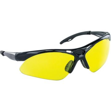 SAS Black Frame/Yellow Lens Diamondbacks Safety Eyewear