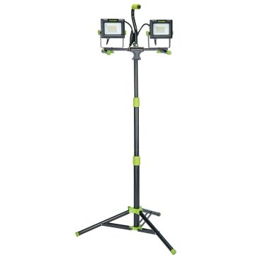 Powersmith 8,000 Lumen Dual Head LED Work Light w/Tripod