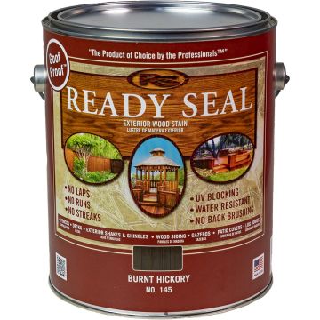 Ready Seal 1gal Burnt Hickory Stain & Sealer for Wood