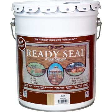 Ready Seal 5gal Clear Stain & Sealer for Wood
