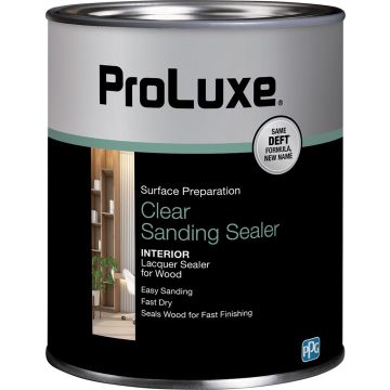 ProLuxe 1qt Clear Interior Brushing Lacquer Sanding Sealer
