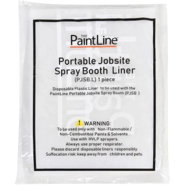 PaintLine Portable Jobsite Spray Booth Disposable Liners (3pk)