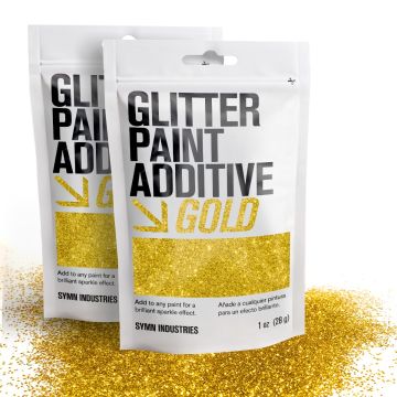 SYMN Industries 3oz Gold Glitter Paint Additive