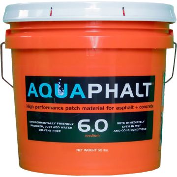 Aquaphalt 6.0 3.5gal Black Medium 6mm Permanent Asphalt Large Repair