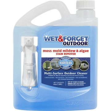 Wet & Forget 64oz Outdoor Ready to Use Moss Mold Mildew & Algae Stain Remover