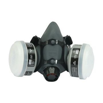 Honeywell Safety 5500 Half Mask w/OV/R95 Cartridge/Filters Paint/Pesticide Respirator Medium