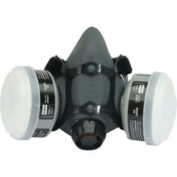 Honeywell Safety 5500 Half Mask w/OV/R95 Cartridge/Filters Paint/Pesticide Respirator Large
