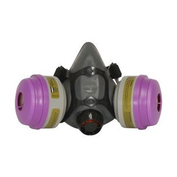 Honeywell Safety 5500 Half Mask w/MC/P100 Cartridge/Filters Multi-Purpose Respirator Medium